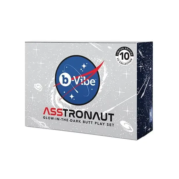 Anal bVibe bVibe Asstronaut Glow in the Dark Butt Play Set