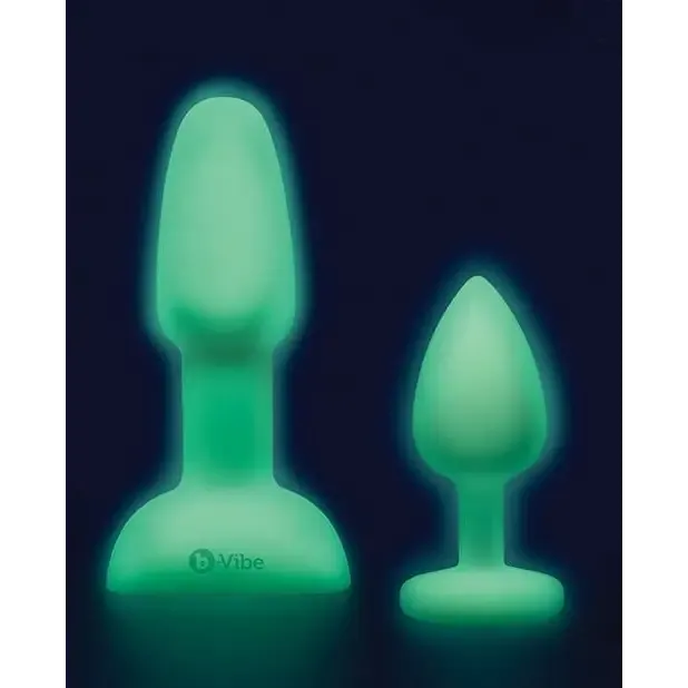 Anal bVibe bVibe Asstronaut Glow in the Dark Butt Play Set