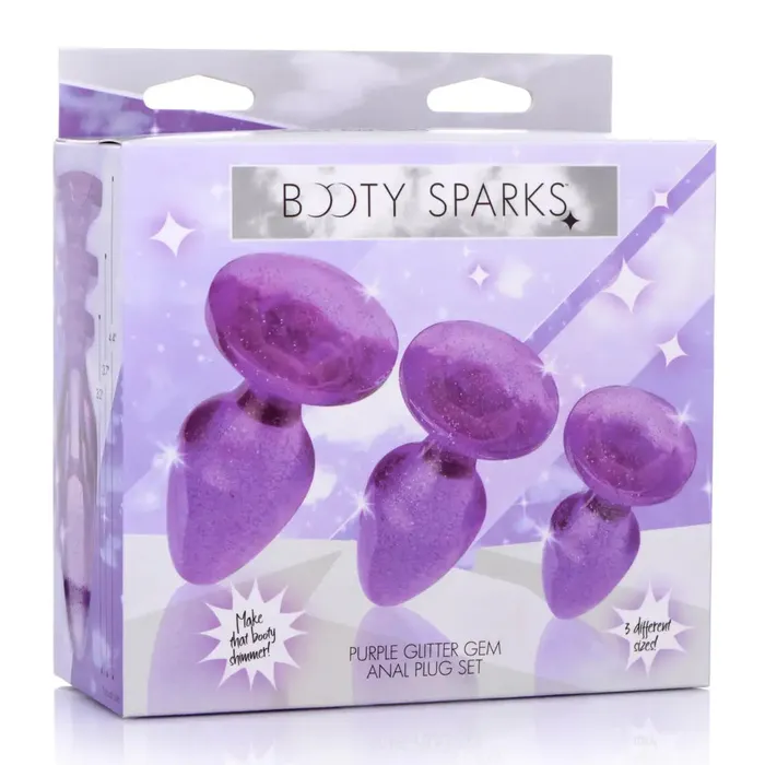Anal Booty Sparks Booty Sparks Glitter Gem Anal Plug Set