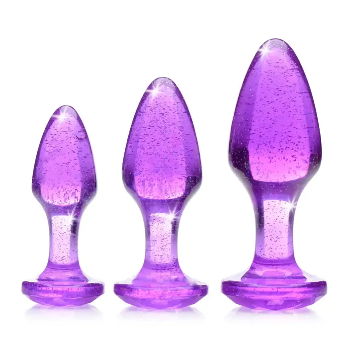 Anal Booty Sparks Booty Sparks Glitter Gem Anal Plug Set Anal Booty Sparks Booty Sparks Glitter Gem Anal Plug Set