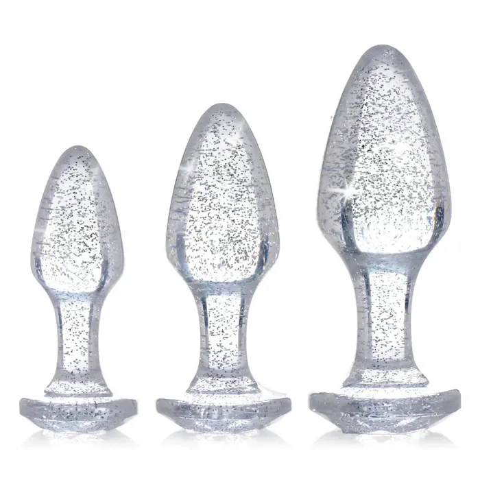 Anal Booty Sparks Booty Sparks Glitter Gem Anal Plug Set Anal Booty Sparks Booty Sparks Glitter Gem Anal Plug Set