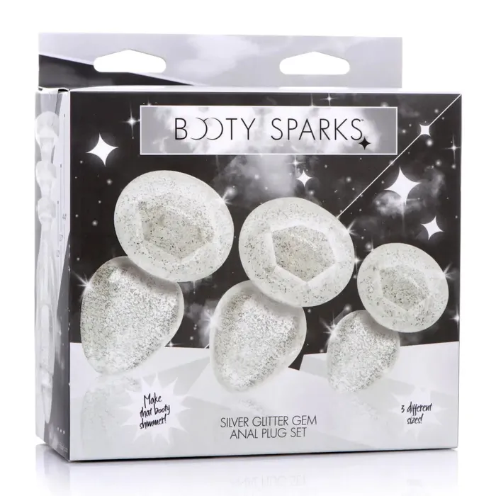 Anal Booty Sparks Booty Sparks Glitter Gem Anal Plug Set Anal Booty Sparks Booty Sparks Glitter Gem Anal Plug Set
