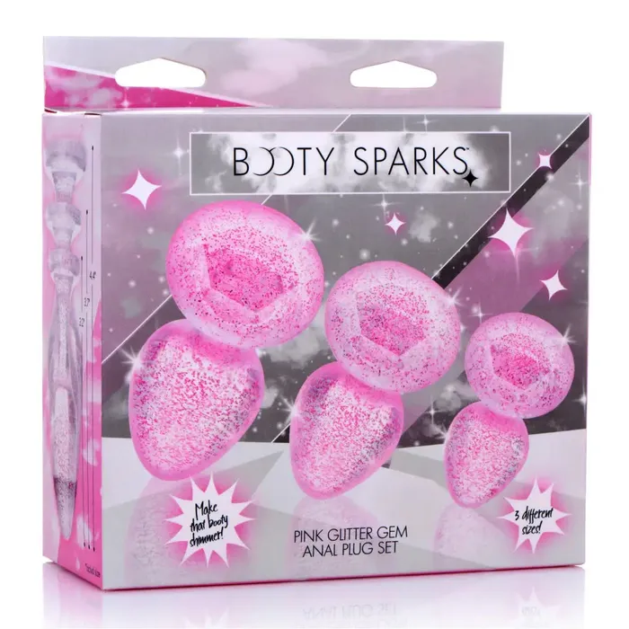 Anal Booty Sparks Booty Sparks Glitter Gem Anal Plug Set Anal Booty Sparks Booty Sparks Glitter Gem Anal Plug Set