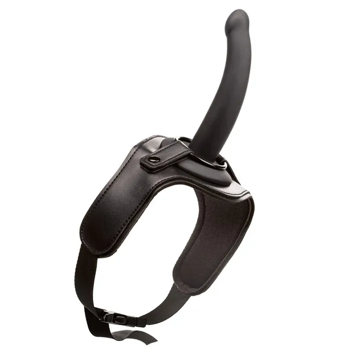 Anal CalExotics CaleXOtics Onyxxx Thigh Strap with Silicone Probe Black