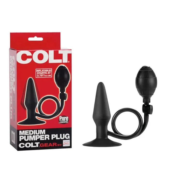 Anal CalExotics Colt Pumper Plug Black Anal CalExotics Colt Pumper Plug Black