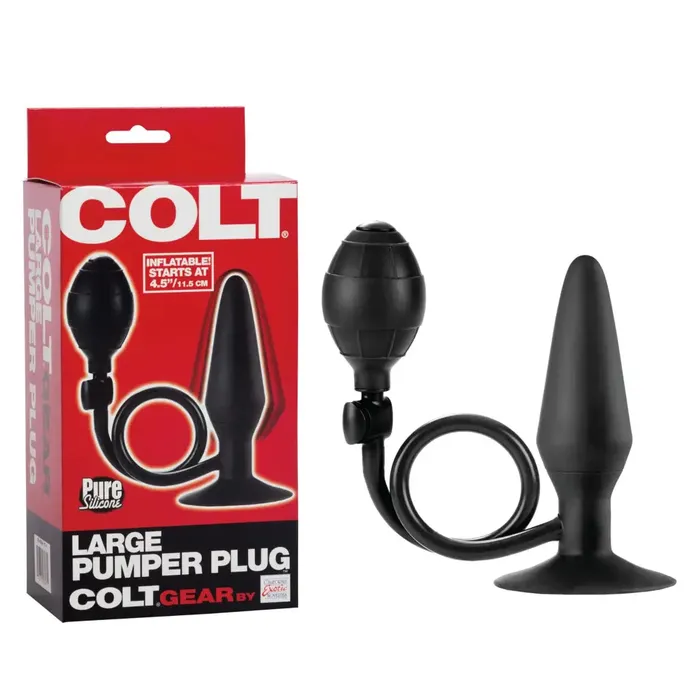 Anal CalExotics Colt Pumper Plug Black Anal CalExotics Colt Pumper Plug Black