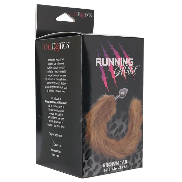 Anal CalExotics Running Wild Brown Tail Plug