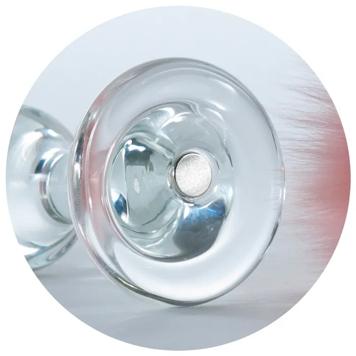 Anal Crystal Delights Magnetic Detachable Glass Butt Plug Plug Only