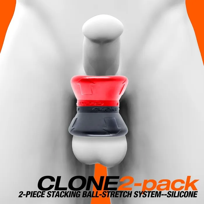 Anal Oxballs Clone Duo BlackRed Oxballs