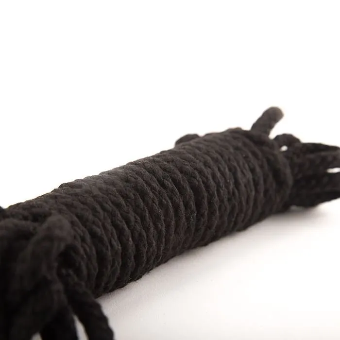 Anal SM Domain Cotton Bondage Rope Black 10m