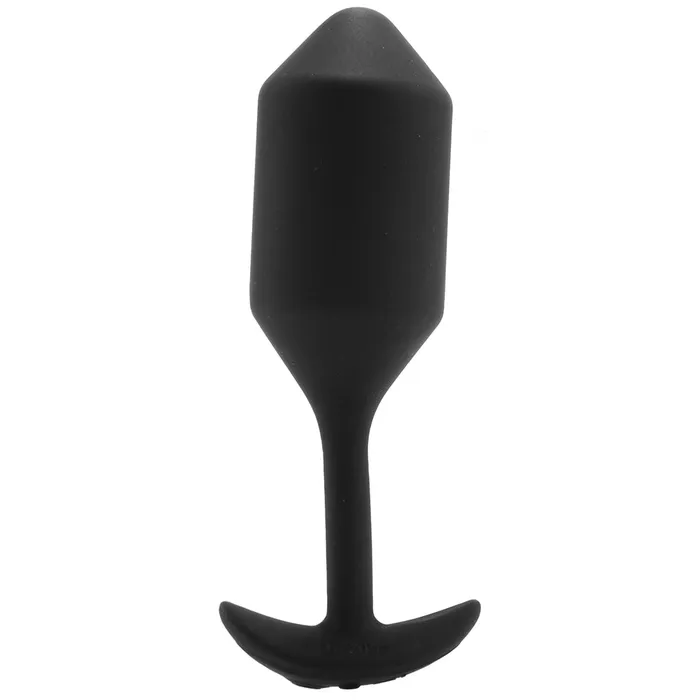 BVibe Male Sex Toys Vibrating Weighted Silicone Snug Plug in XL