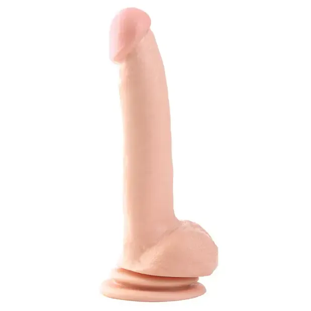 Basix Rubber Works 9 Suction Cup Dong Flesh Pipedream Dildos