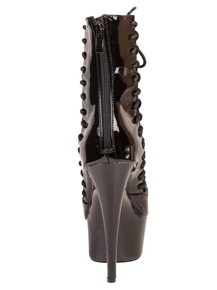 Black Platform Corset Boot HonourSkintwocom Anal Black Platform Corset Boot HonourSkintwocom Anal