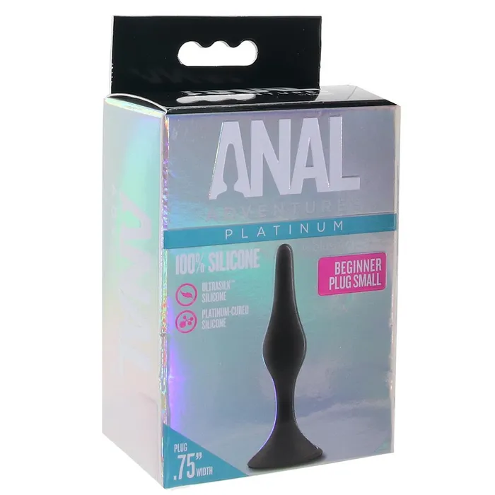 Blush Anal Adventures Platinum Plug in Small Male Sex Toys Blush Anal Adventures Platinum Plug in Small Male Sex Toys