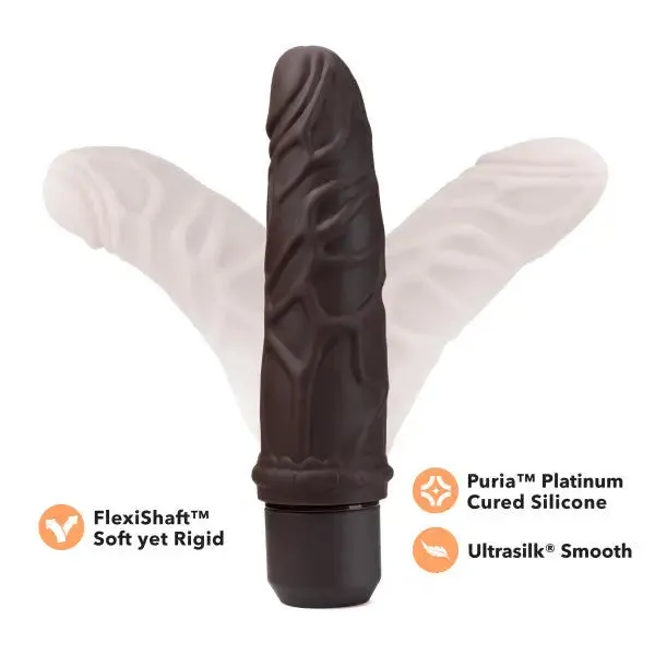 Blush Female Sex Toys Dr Skin Silicone Dr Robert 7 In Vibrating Dildo