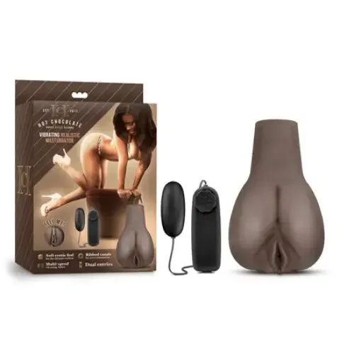 Blush Hot Chocolate Doggy Style Deanna RemoteControlled Vibrating Realistic Dual Entry Masturbator Brown Blush Male Sex Toys Blush Hot Chocolate Doggy Style Deanna RemoteControlled Vibrating Realistic Dual Entry Masturbator Brown Blush Male Sex Toys