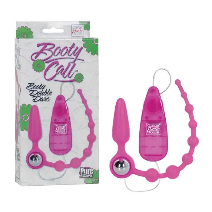 Booty Call Double Dare Pink California Exotic Novelties Vibrators