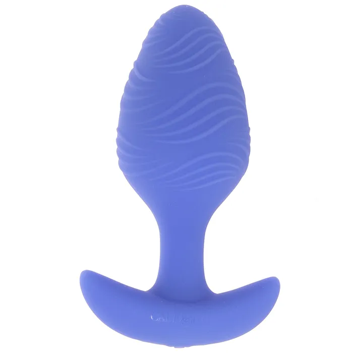 CalExotics Anal Cheeky Large GlowInTheDark Vibrating Butt Plug in Blue