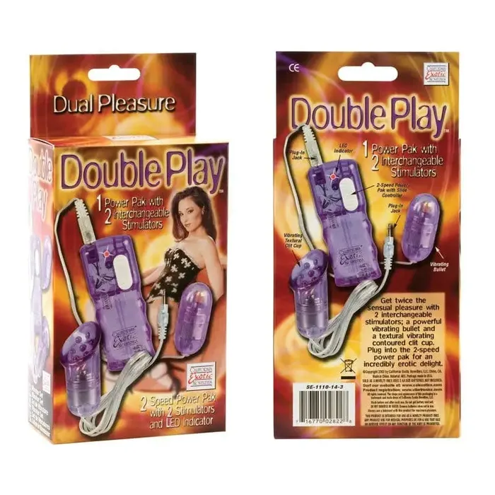 CalExotics Female Sex Toys Double Play Dual Massager
