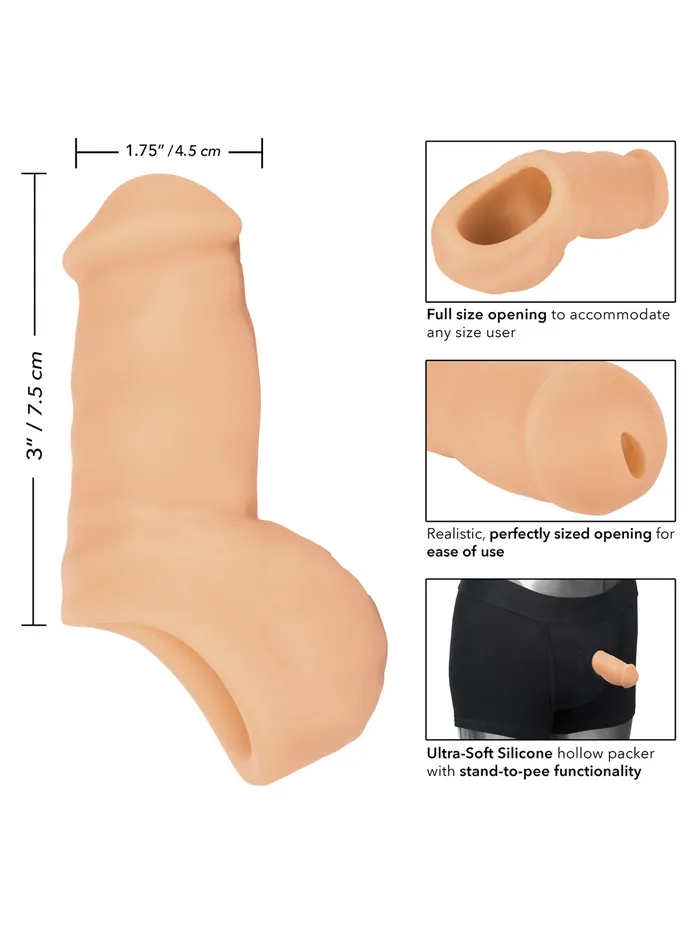 CalExotics Female Sex Toys Packer Gear Silicone Softie Packer STP