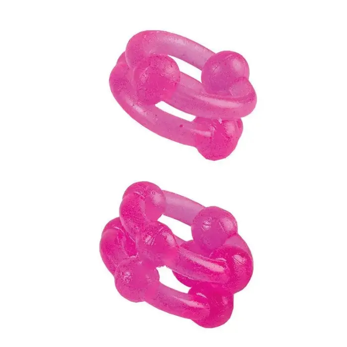 CalExotics Island Rings Double Stacker Dildos CalExotics Island Rings Double Stacker Dildos