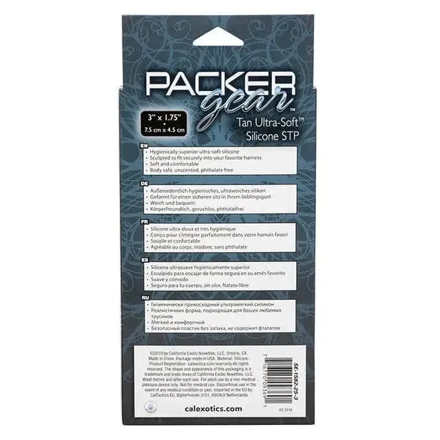 CalExotics Male Sex Toys Packer Gear 4 Ultra Soft Silicone STP StandToPee Packing Penis by CalExotics