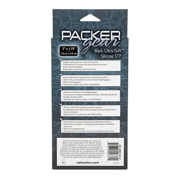 CalExotics Male Sex Toys Packer Gear 4 Ultra Soft Silicone STP StandToPee Packing Penis by CalExotics