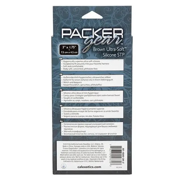 CalExotics Male Sex Toys Packer Gear 4 Ultra Soft Silicone STP StandToPee Packing Penis by CalExotics