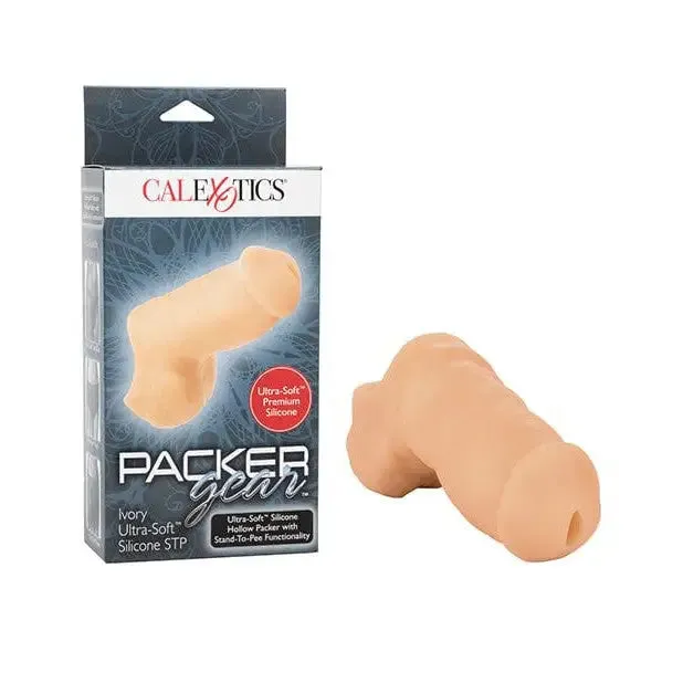 CalExotics Male Sex Toys Packer Gear 4 Ultra Soft Silicone STP StandToPee Packing Penis by CalExotics