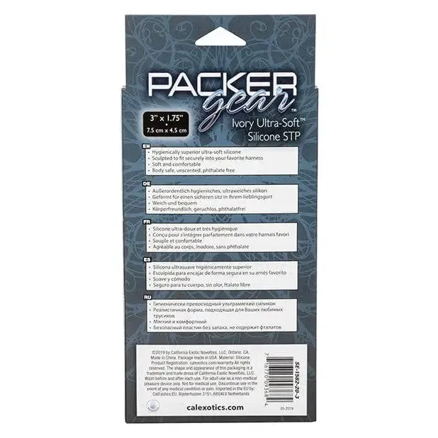 CalExotics Male Sex Toys Packer Gear 4 Ultra Soft Silicone STP StandToPee Packing Penis by CalExotics