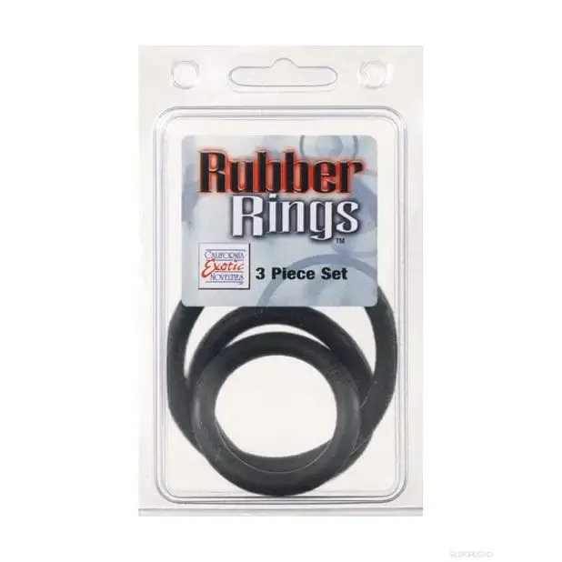 CalExotics Male Sex Toys Rubber Ring Set
