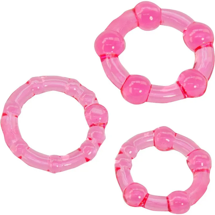 CalExotics Vibrators CalExotics Silicone Island Rings Pink CalExotics Vibrators CalExotics Silicone Island Rings Pink