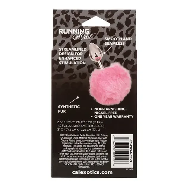 California Exotic Novelties Anal Running Wild Bunny Tail Anal Probe California Exotic Novelties Anal Running Wild Bunny Tail Anal Probe