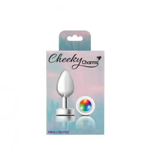 Cheeky Charms Heart Deep Red Gunmetal Butt Plug Viben Anal