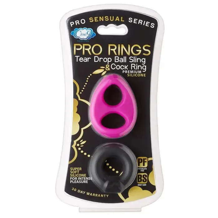 Cloud 9 Pro Sensual Silicone Tear Drop Ring Donut Sling 2 Pack Cloud 9 Novelties Male Sex Toys Cloud 9 Pro Sensual Silicone Tear Drop Ring Donut Sling 2 Pack Cloud 9 Novelties Male Sex Toys