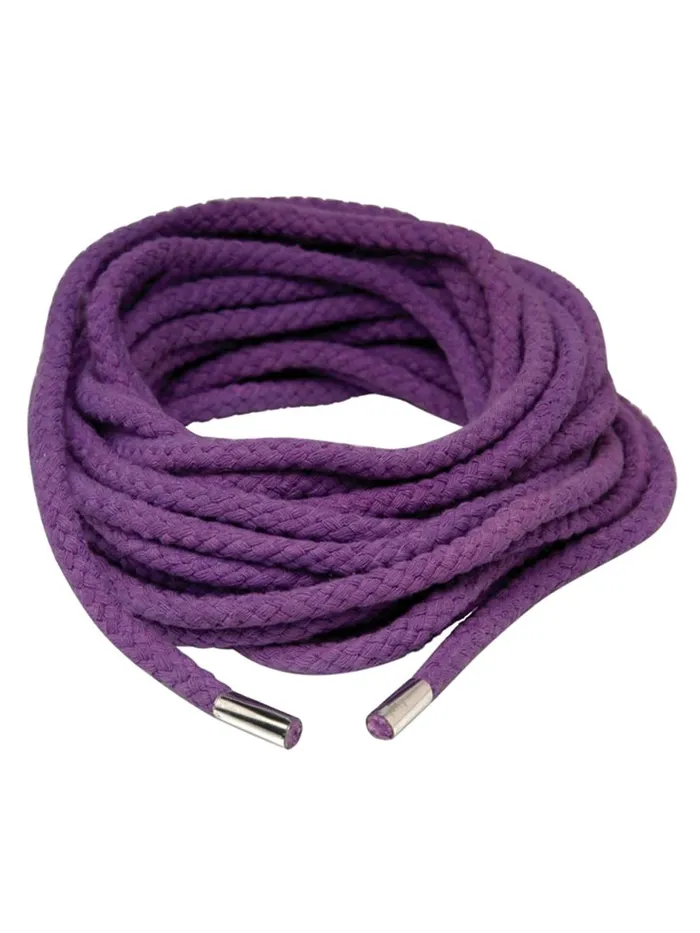 Couples HonourSkintwocom Fetish Fantasy Purple Bondage Rope 105m