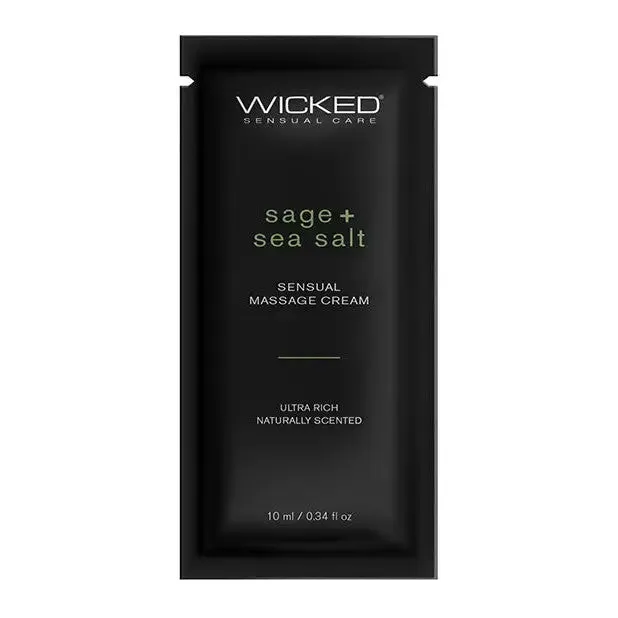 Couples Wicked Wicked Sensual Care Sage Sea Salt Massage Cream