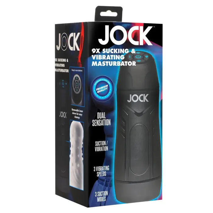 Curve Toys 9x Sucking And Vibrating Masturbator Male Sex Toys