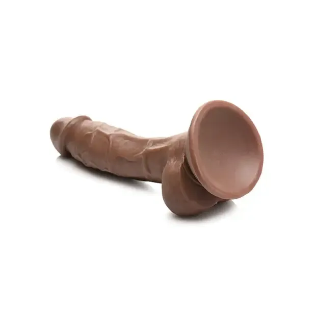Curve Toys Jock Weightlifting Wesley 7 in Dildo with Balls Dark Female Sex Toys Curve Toys Jock Weightlifting Wesley 7 in Dildo with Balls Dark Female Sex Toys