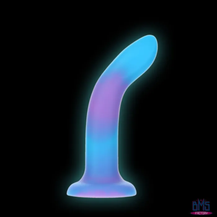 Dildos Addiction Rave by Addiction 8 Glow in the Dark Dildo Blue Purple