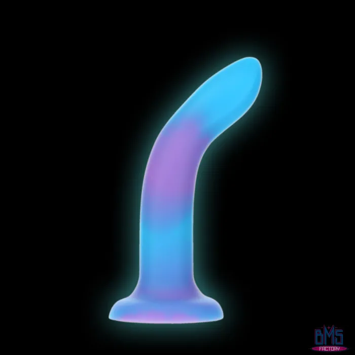 Dildos Addiction Rave by Addiction 8 Glow in the Dark Dildo Blue Purple