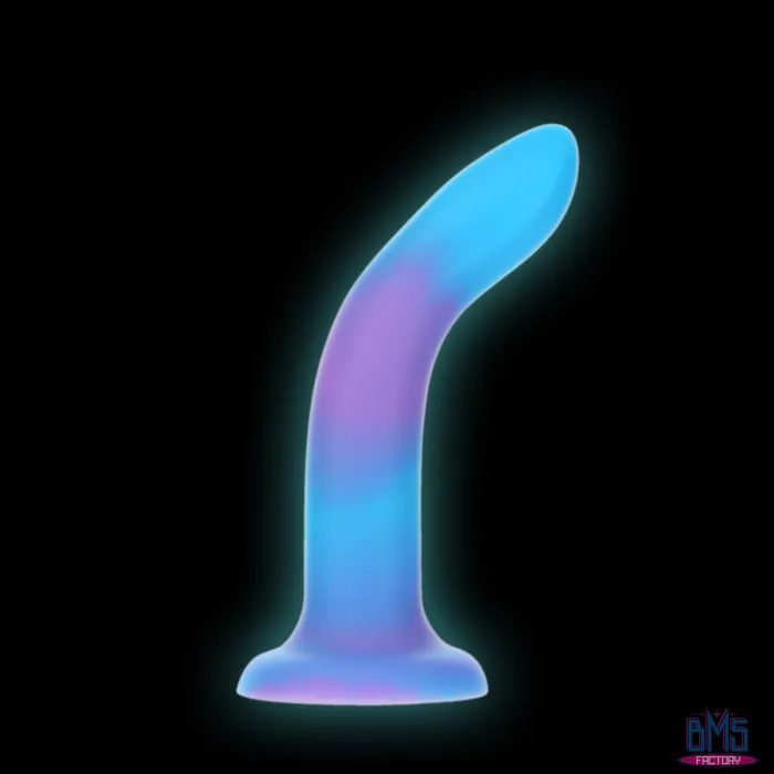 Dildos Addiction Rave by Addiction 8 Glow in the Dark Dildo Blue Purple