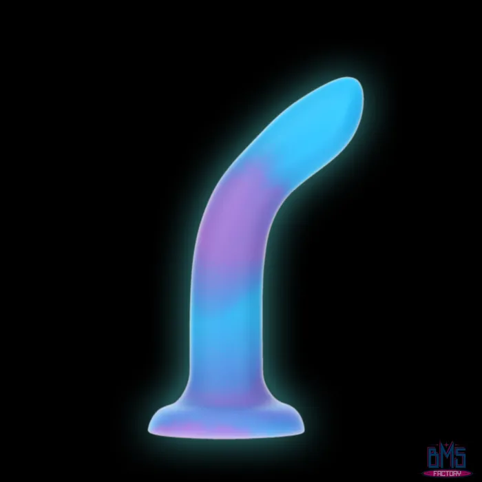 Dildos Addiction Rave by Addiction 8 Glow in the Dark Dildo Blue Purple