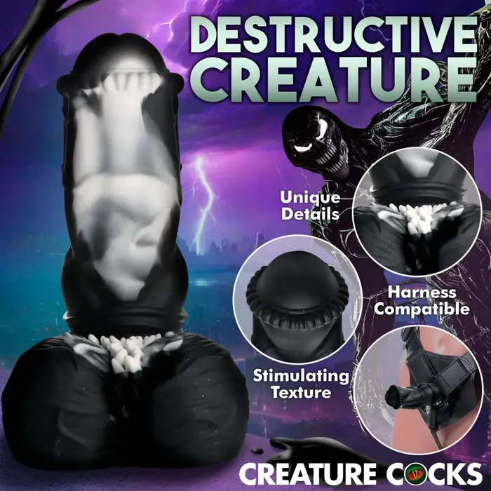 Dildos Creature Cocks Creature Cocks Venom Silicone Dildo