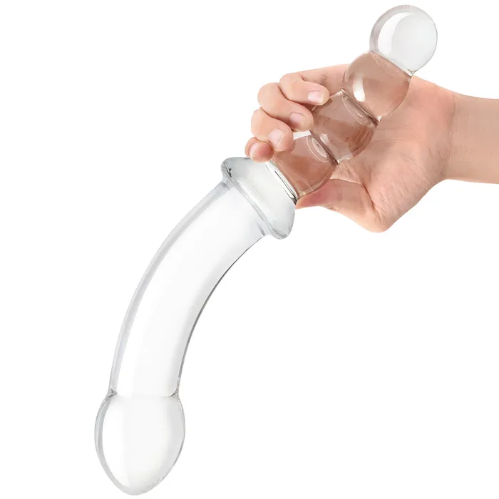 Dildos gls 125 Inch Girthy Double Sided Beaded Dildo Electric Eel