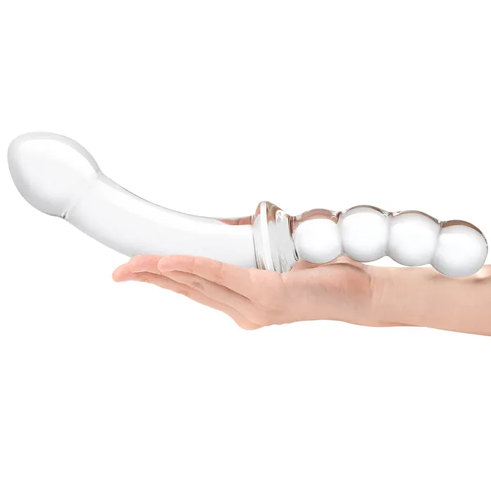 Dildos gls 125 Inch Girthy Double Sided Beaded Dildo Electric Eel