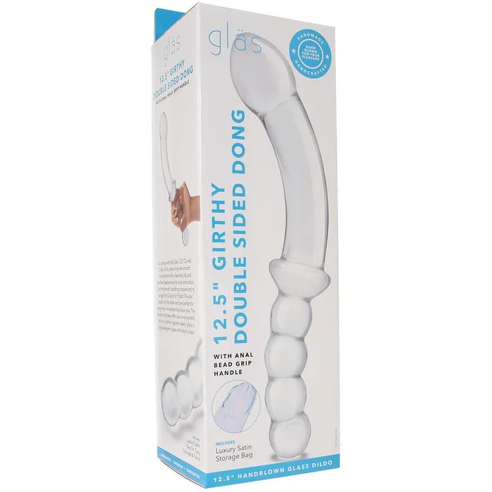 Dildos gls 125 Inch Girthy Double Sided Beaded Dildo Electric Eel