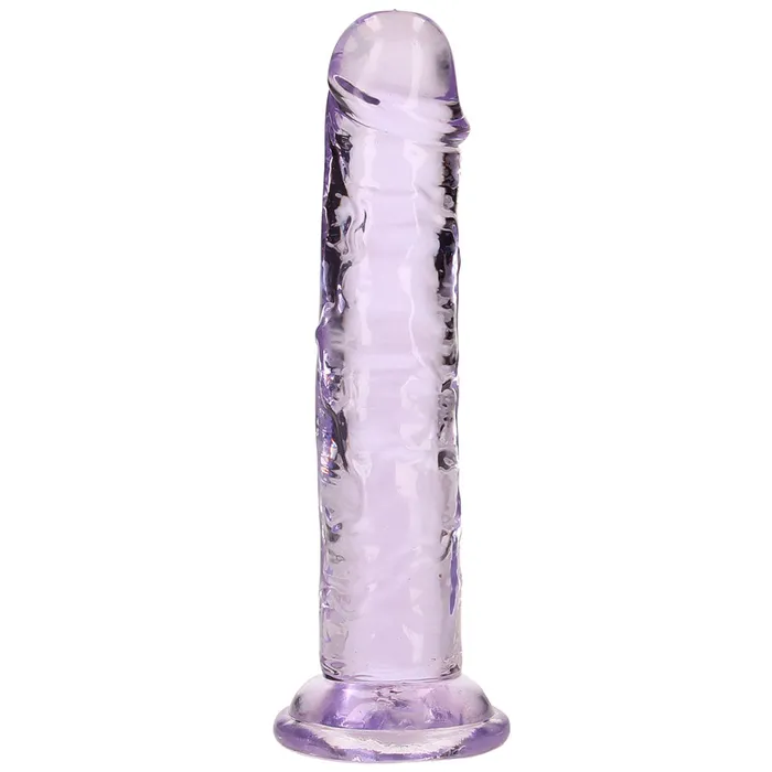 Dildos Shots Toys RealRock Crystal Clear Jelly 6 Inch Dildo in Purple Dildos Shots Toys RealRock Crystal Clear Jelly 6 Inch Dildo in Purple