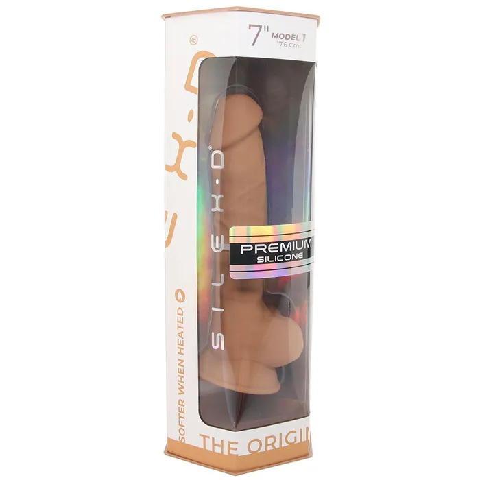 Dildos SILEXD The Original 7 Inch Model 1 Dildo in Caramel Doc Johnson