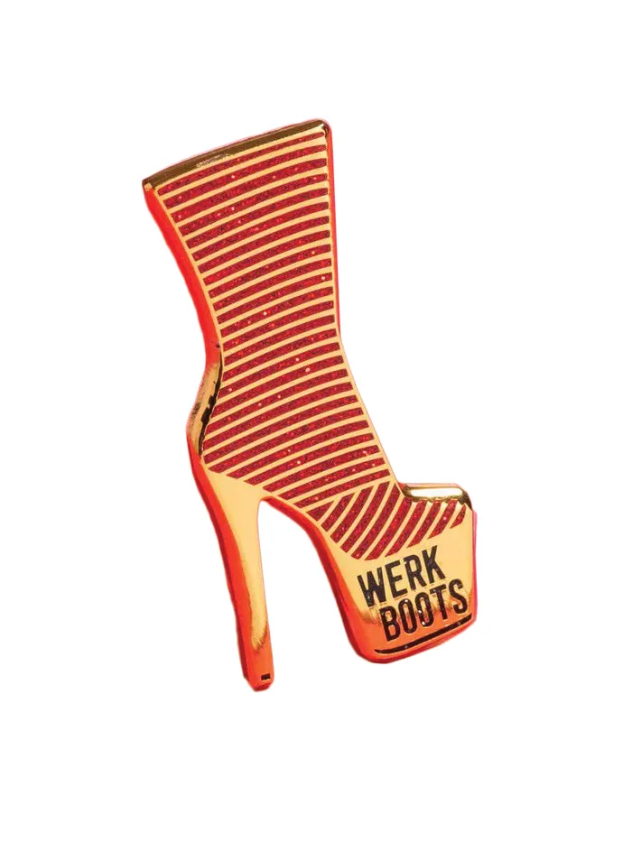 Dissent Pins Vibrators Werk Boots Pin